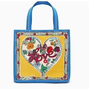 Brighton Tied with  Love Heart Tote NWT